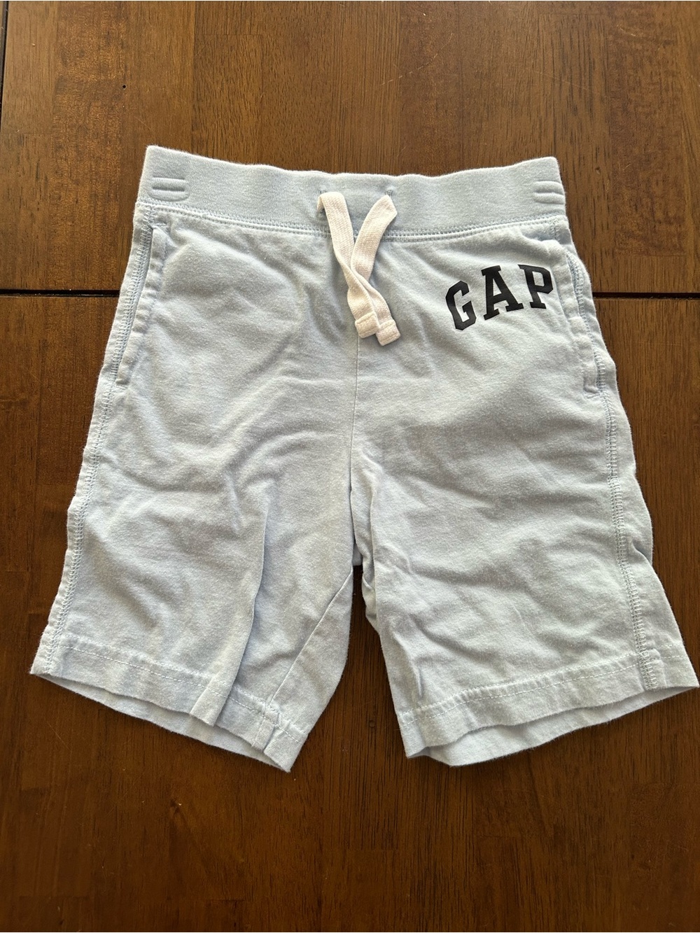 GAP Men's Pale Blue Drawstring Athletic Shorts
